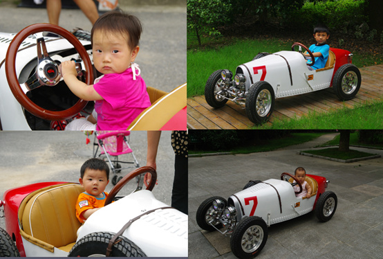 牛爆了!工程师老爸给儿子造Mini Bugatti