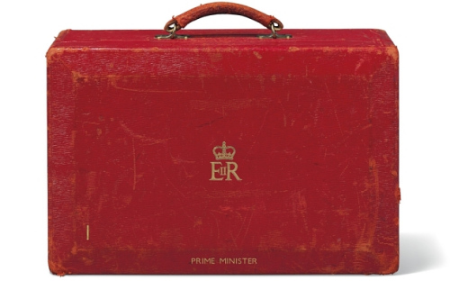 撒切尔夫人担任首相时用的公文包