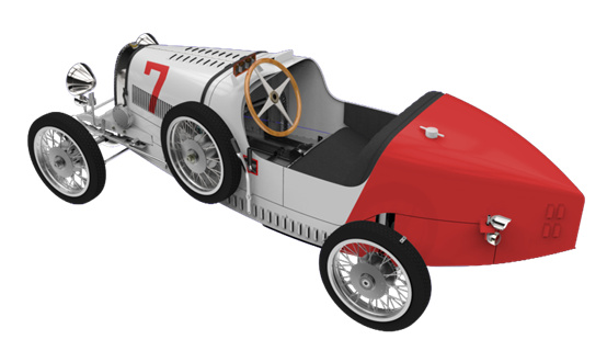 牛爆了!工程师老爸给儿子造Mini Bugatti