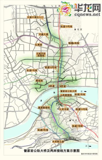 曾家岩嘉陵江大桥年底开工 八一向阳有望缓口气