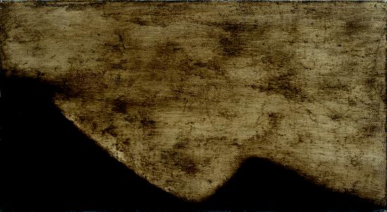 尚扬《H地风景-10》 52x27cm 布面综合材料 2009