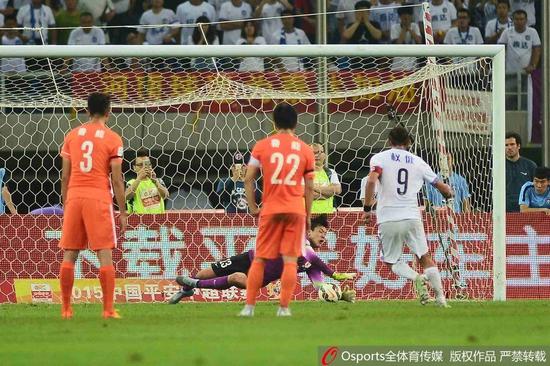 搜达中超点球数据:谁获点最多?大雷杨智最会扑点