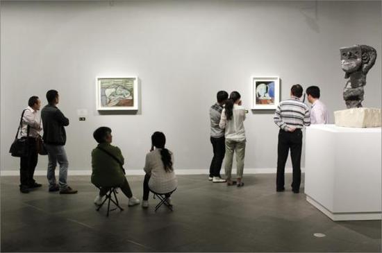 2011年10月18日，“2011毕加索中国大展”迎来观众日。