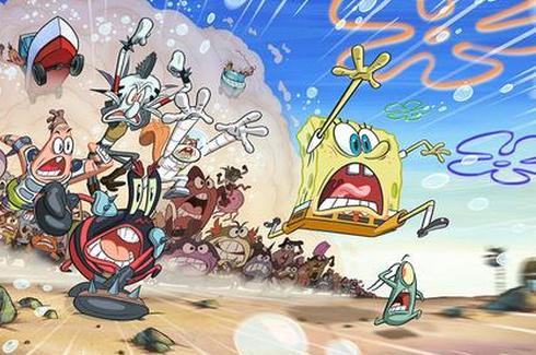 海绵宝宝暗黑手绘曝光