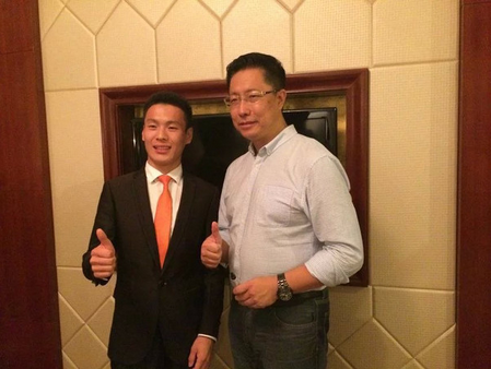疯狂英语创始人李阳与刘城佳林老师 打工皇帝、微软公司总裁唐骏与刘城佳林老师