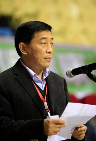 省體育局局長張文深致辭