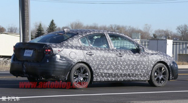 斯巴鲁新一代翼豹三厢版谍照 明年推出