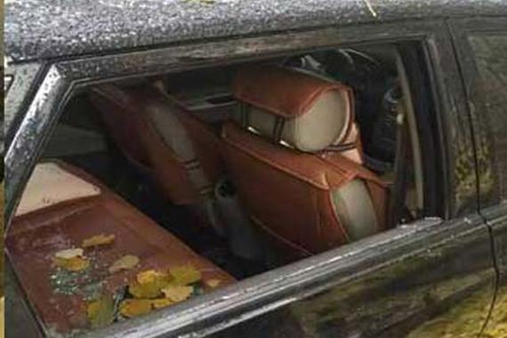 沈阳重度雾霾被贼“利用”多辆车砸后被盗