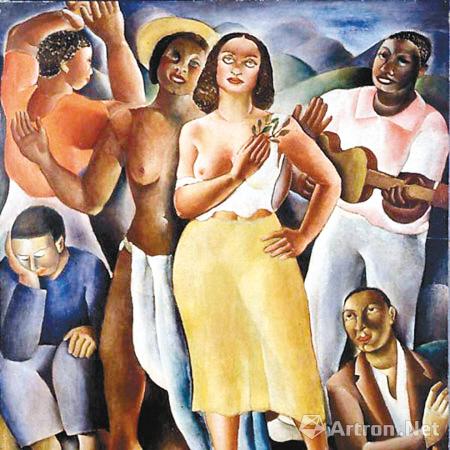 巴西现代主义大师迪·卡瓦尔康蒂的作品《桑巴》