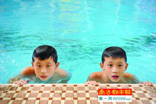 10岁双胞胎兄弟省运会夺金 目前在广州集训有