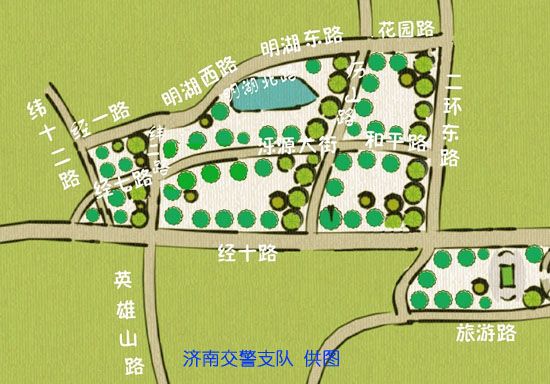 濟(jì)南市區(qū)四縱四橫15條道路禁停,違法停車將被罰款100元、記3分