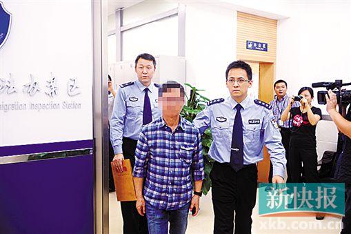 ■澳门籍国际通缉犯陈某归案。通讯员供图