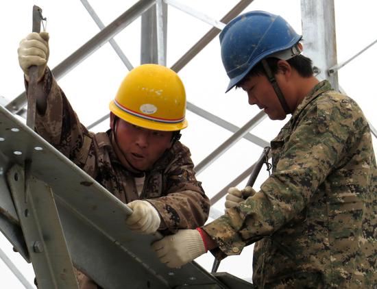 組裝鐵塔 服務(wù)建設(shè)1