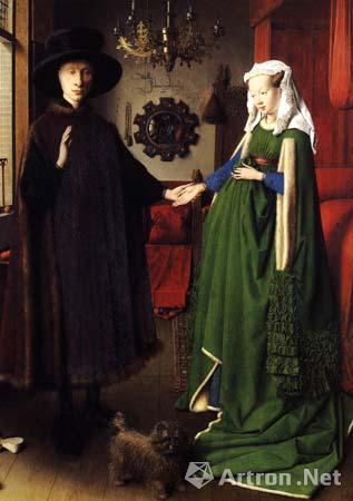 《阿尔诺芬妮夫妇》 扬·凡·埃克 1434年 木板油彩