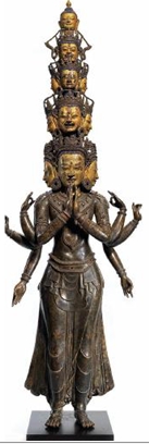 西藏
约公元1400 年
铜十一面观音立像
24,000,000-38,000,000 港元
3,200,000-4,900,000 美元