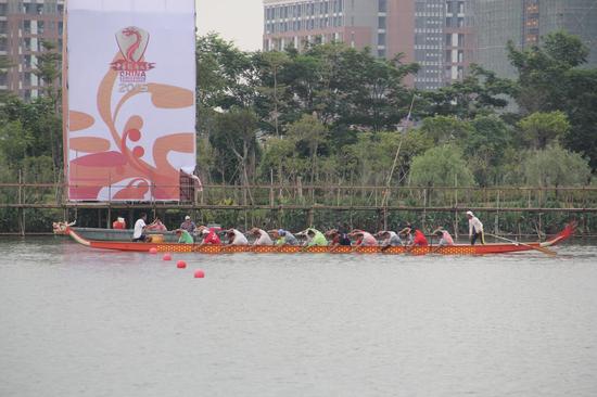 2015中华龙舟大赛东莞麻涌站赛前准备工作就