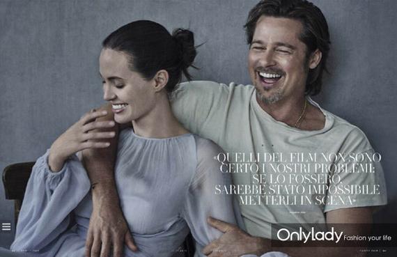 安吉丽娜·朱莉和老公布拉德·皮特