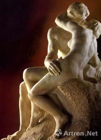 《吻》 奥胡斯特·罗丹 1884-1886年 大理石雕像