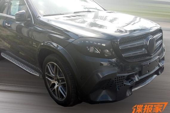 前脸犀利 梅赛德斯-AMG GLS级国内谍照