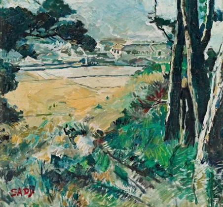 Lot.972 沙耆《风景》
布面 油画
51×42 cm.
出版:《沙耆纪念画册》,汉相艺术中心,台北,2008年,第106页至第107页