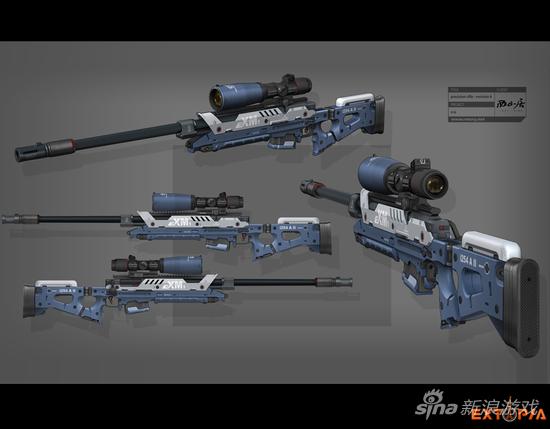 德国团队制作,Extopia武器枪械原画