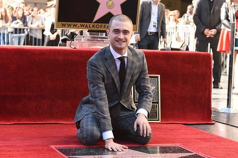 丹尼尔留名星光大道 