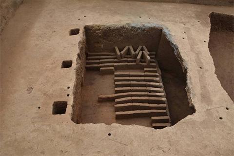 汉代窑室局部东-西&nbsp;