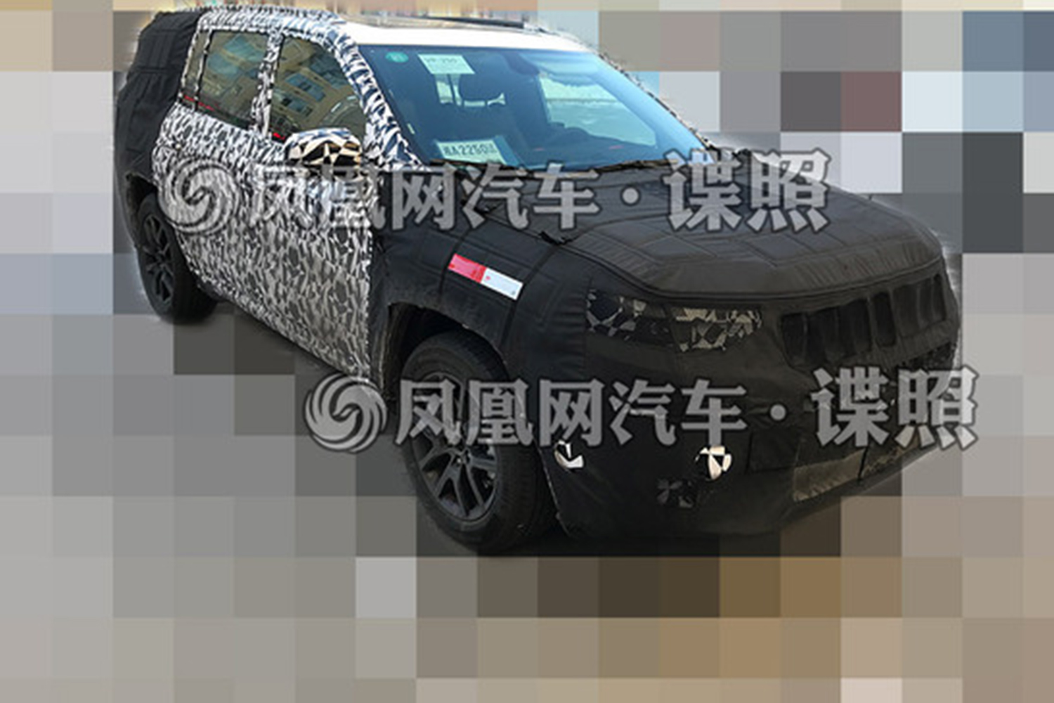 Jeep指挥官路试谍照曝光 搭载2.0T发动机
