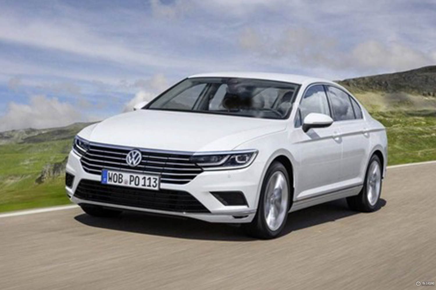 大众全新迈腾效果图曝光 前脸更加犀利