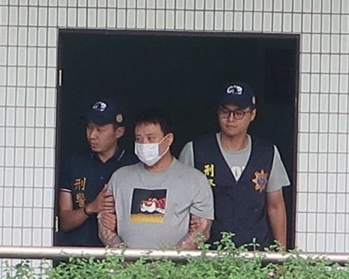 洪姓男子落网。图片来源:台湾联合新闻网。