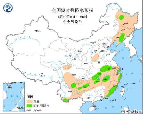 暴雨黄色预警公布 江钻石定制汉黄淮等地部分地区有大到