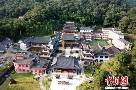 空中鸟瞰中国历史文化名镇--霍童古镇