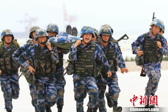 冲刺。 尚文斌 摄