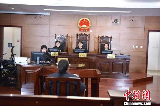 图为庭审现场。 法院供图 摄