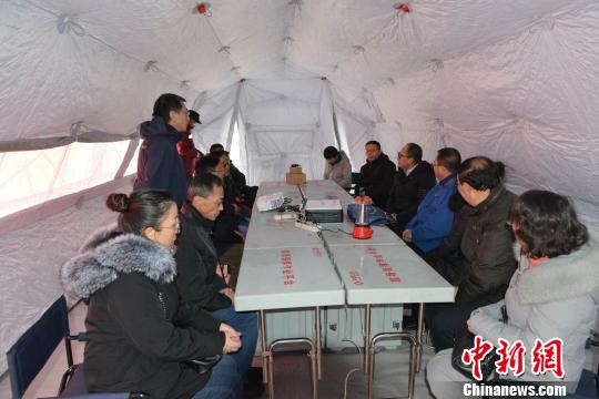 图为演练现场。 马忠 摄