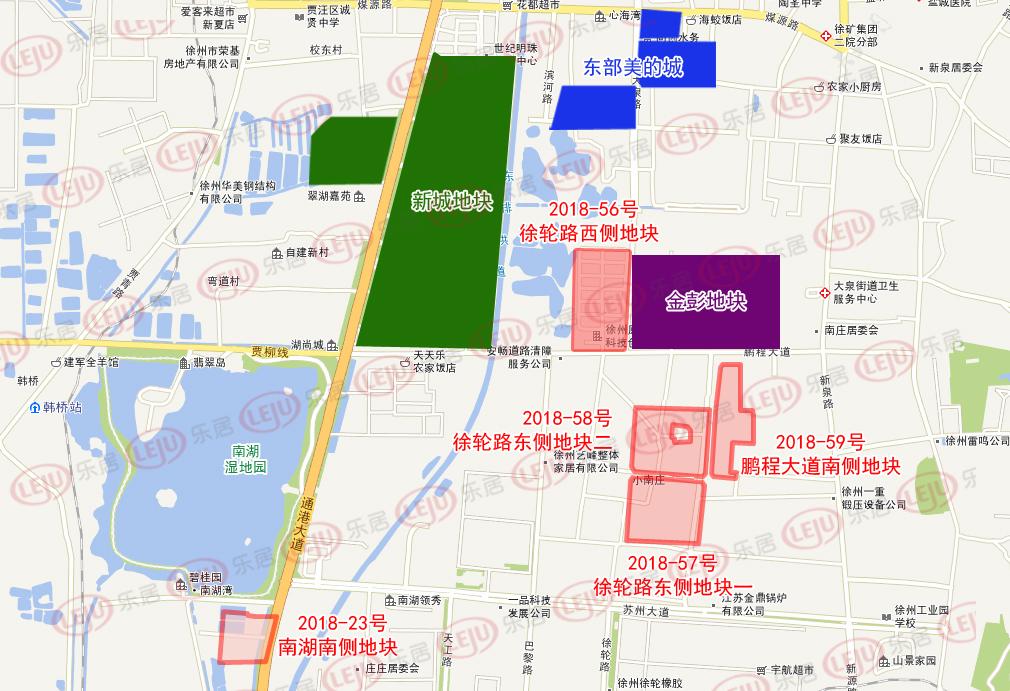 贾汪5宗涉宅地14日出让 吾悦广场东1宗地块已