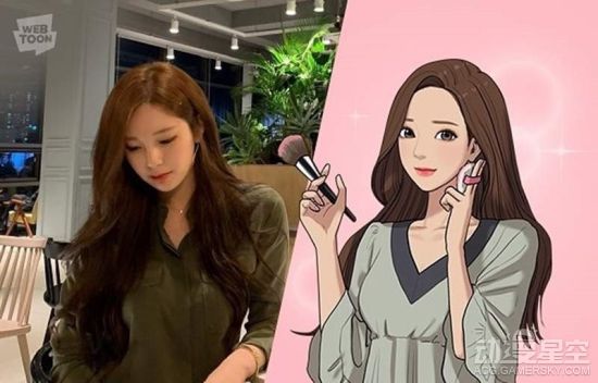 韩国美女漫画家曝照震惊网友 颜值超高就是女主本人