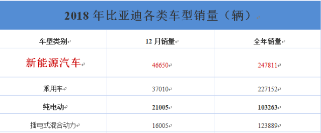 小胜特斯拉?比亚迪荣膺2018年全球新能源汽车“销冠”背后的喜与忧