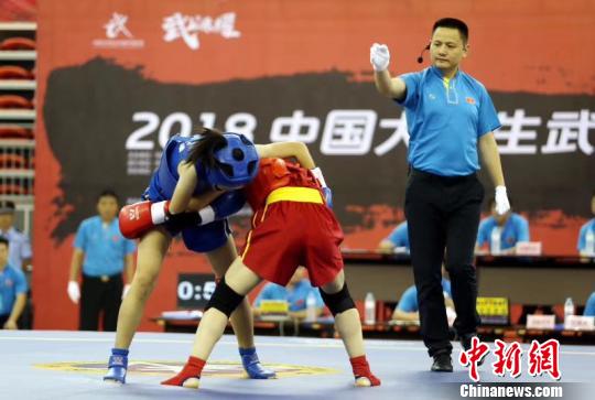 2018中国大学生武术散打锦标赛鹤岗开拳
