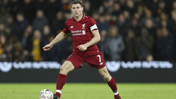 米尔纳:利物浦会在连败后触底反弹