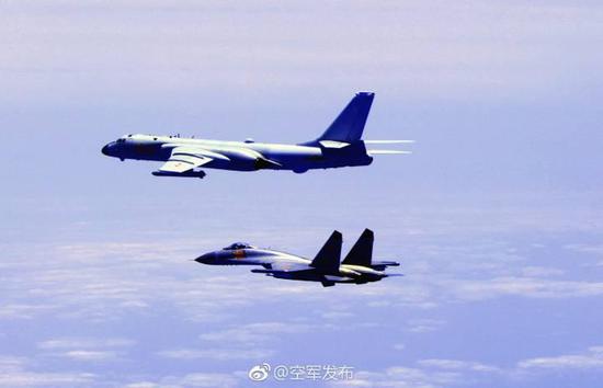 1524374654846063.jpg 中方有能力维护国家主权和领土完整(图:空军发布)