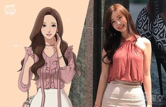 韩国美女漫画家曝照震惊网友 颜值超高就是女主本人