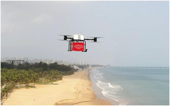 完成首次配送,京东将在海南实现末端无人机物