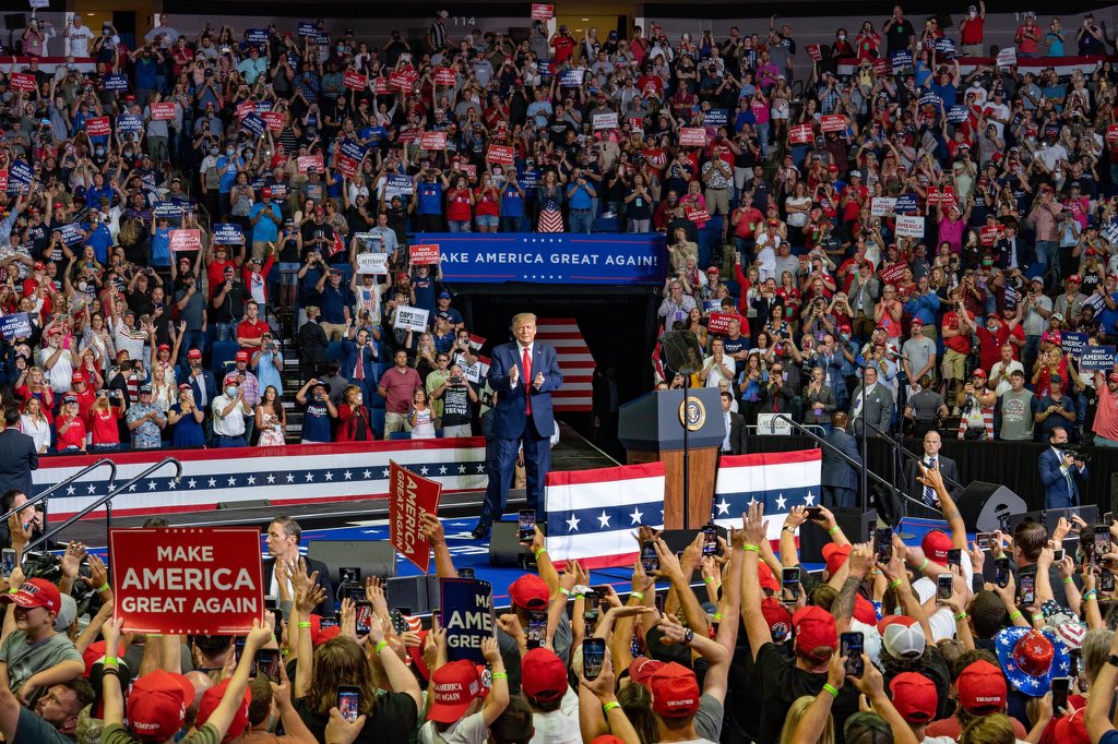 特朗普被TikTok用户戏耍 遭遇“集体放鸽子”