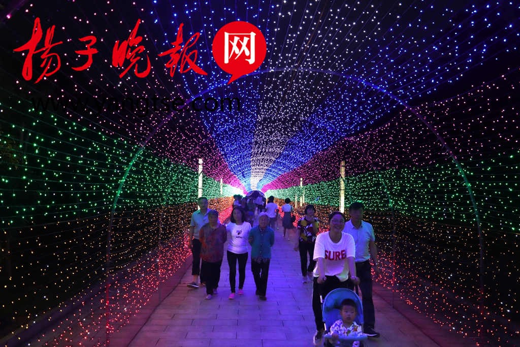 2018茅山灯光音乐节昨启幕 璀璨灯彩打造绝美“梦幻童话王国”