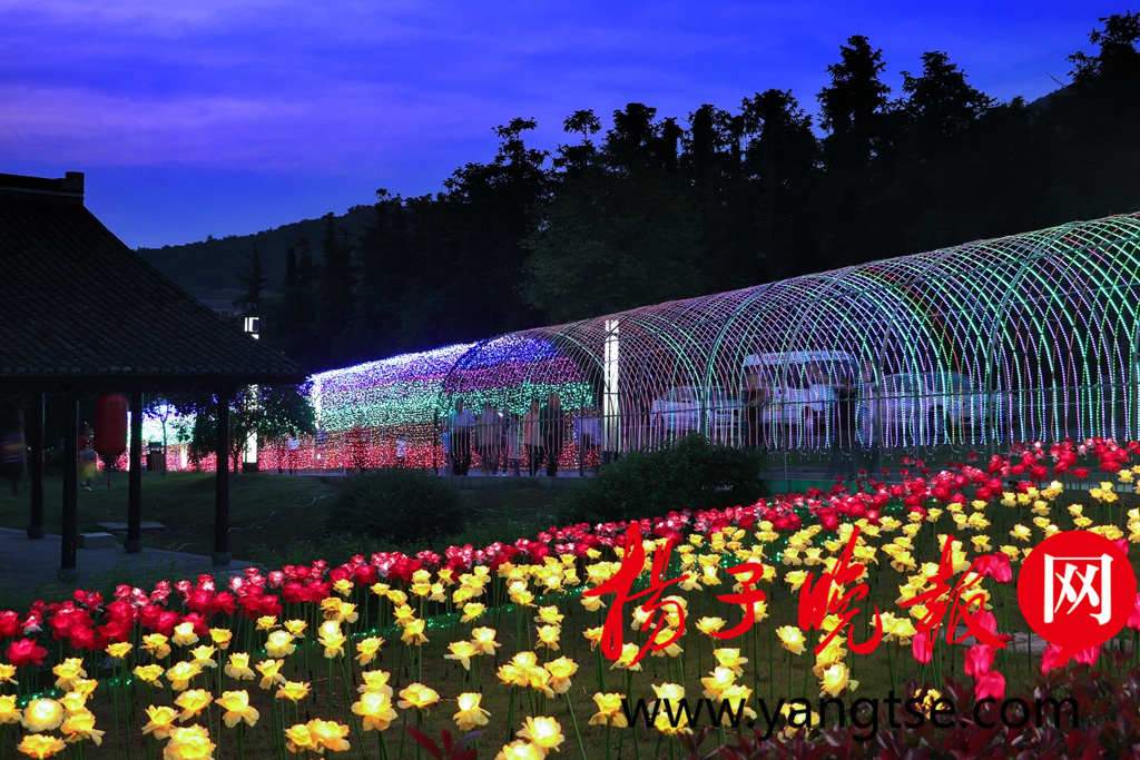 2018茅山灯光音乐节昨启幕 璀璨灯彩打造绝美“梦幻童话王国”