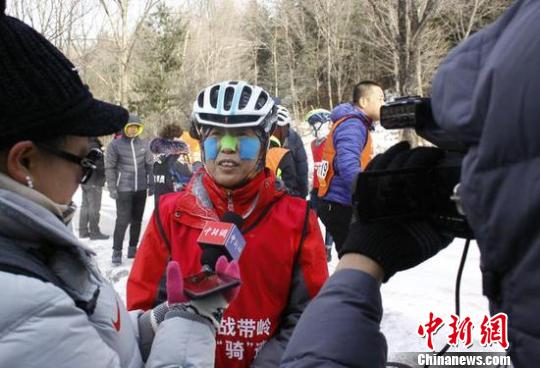 选手在接受<a target='_blank' href='http://www.chinanews.com/' >中新网</a>记者 刁佳帅 摄