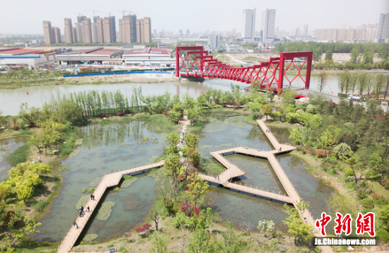 聚焦扬州运河三湾:昔日杂乱地长出美丽公园