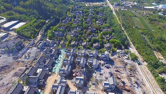 陕西秦岭别墅四大天王图片