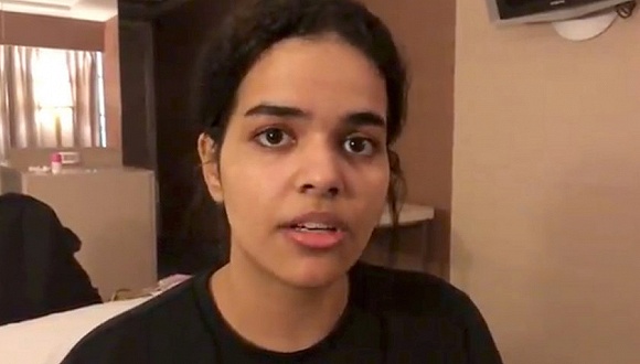 沙特少女落跑泰国脱困寻庇护:回去家人会杀我